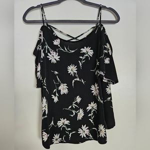 Daisy Floral Off-the-shoulder Top